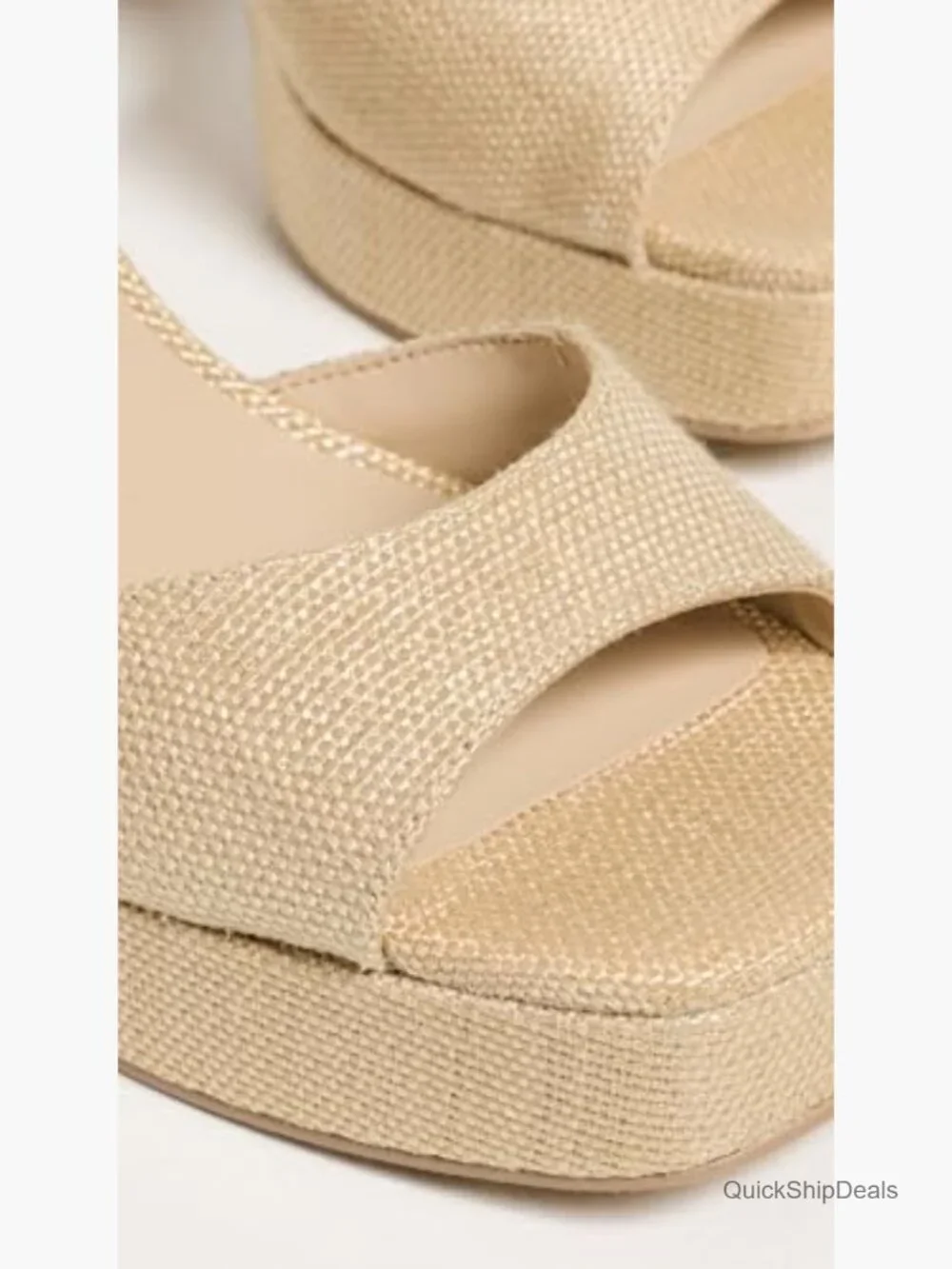 Platform Sandals with Cushioned Footbed, 4in Heel